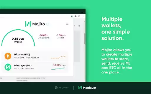Mojito A Mintlayer Wallet  from Chrome web store to be run with OffiDocs Chromium online