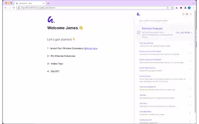 Moly  from Chrome web store to be run with OffiDocs Chromium online