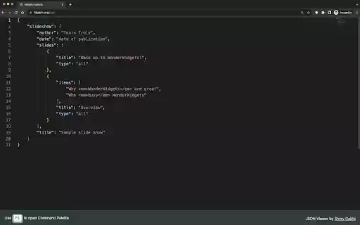 Monaco JSON Viewer  from Chrome web store to be run with OffiDocs Chromium online