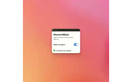 MonarchMask from Chrome web store to be run with OffiDocs Chromium online MonarchMask from Chrome web store to be run with OffiDocs Chromium online