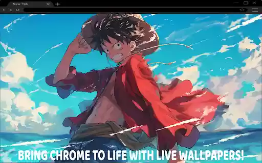 Monkey D. Luffy Sea One Piece Live Wallpaper  from Chrome web store to be run with OffiDocs Chromium online