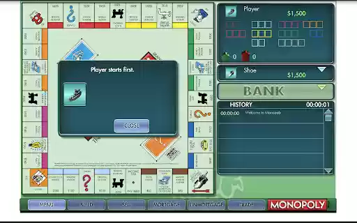 Monopoly Game  from Chrome web store to be run with OffiDocs Chromium online