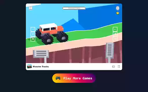 Monster Tracks Game Smash Through Obstacles and Earn Bonus Points!  from Chrome web store to be run with OffiDocs Chromium online