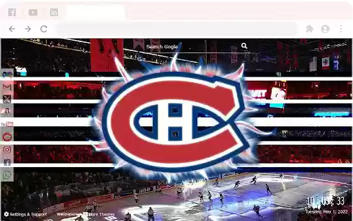 Montreal Canadiens Dynamic New Tab Wallpapers  from Chrome web store to be run with OffiDocs Chromium online