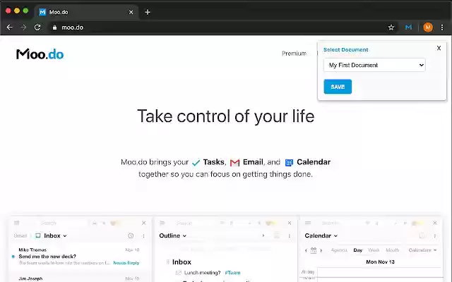 Moo.do  from Chrome web store to be run with OffiDocs Chromium online