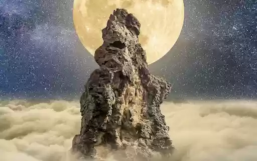 Moon and Mountain  from Chrome web store to be run with OffiDocs Chromium online