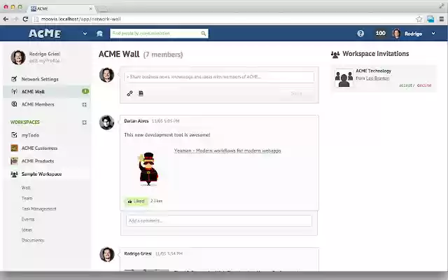 MOOVIA  from Chrome web store to be run with OffiDocs Chromium online