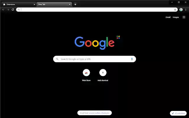 Morpheon Dark Address Bar Fork  from Chrome web store to be run with OffiDocs Chromium online