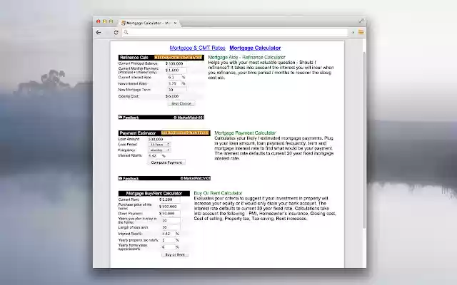 Mortgage Calculator and Mortgage Rate from Chrome web store to be run with OffiDocs Chromium online Mortgage Calculator and Mortgage Rate from Chrome web store to be run with OffiDocs Chromium online