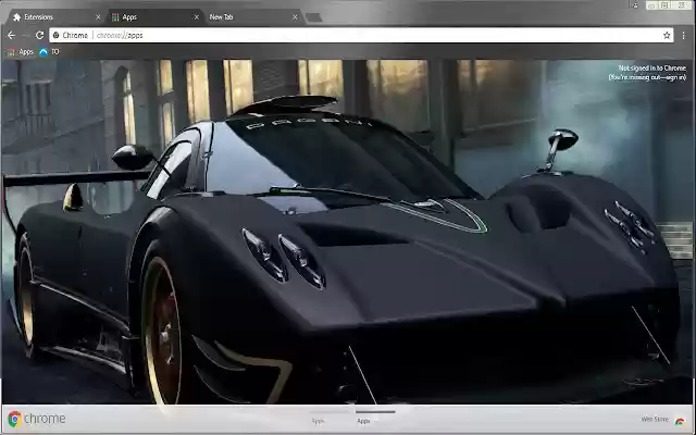Most Wanted Super Car Pagani Zonda R  from Chrome web store to be run with OffiDocs Chromium online