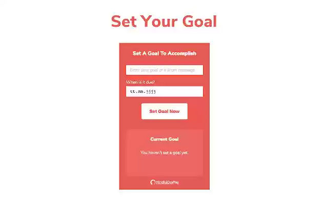 Motivate Reach Your Goals  from Chrome web store to be run with OffiDocs Chromium online