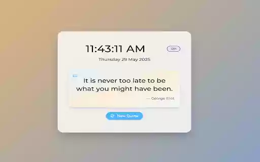 Motivational Tab  from Chrome web store to be run with OffiDocs Chromium online