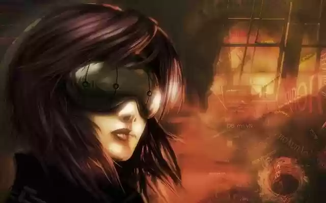 Motoko Kusanagi Ghost in the Shell Ghost in t  from Chrome web store to be run with OffiDocs Chromium online