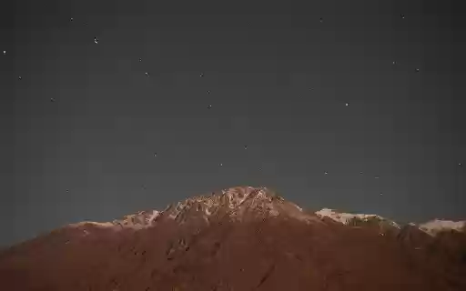 Mountains and Stars at Night  from Chrome web store to be run with OffiDocs Chromium online