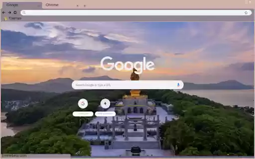 Mount Putuo  from Chrome web store to be run with OffiDocs Chromium online