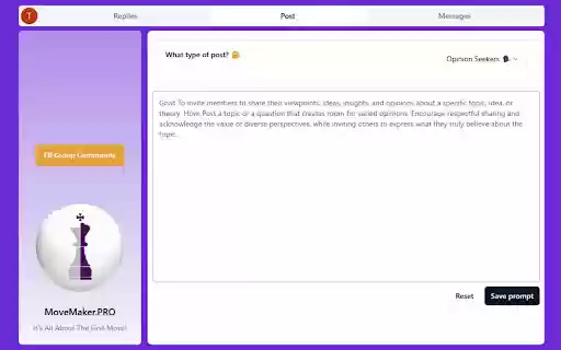 MoveMaker.  from Chrome web store to be run with OffiDocs Chromium online
