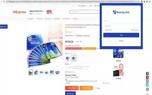 MoveUp  from Chrome web store to be run with OffiDocs Chromium online