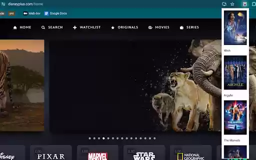 Movie Recommendations  from Chrome web store to be run with OffiDocs Chromium online