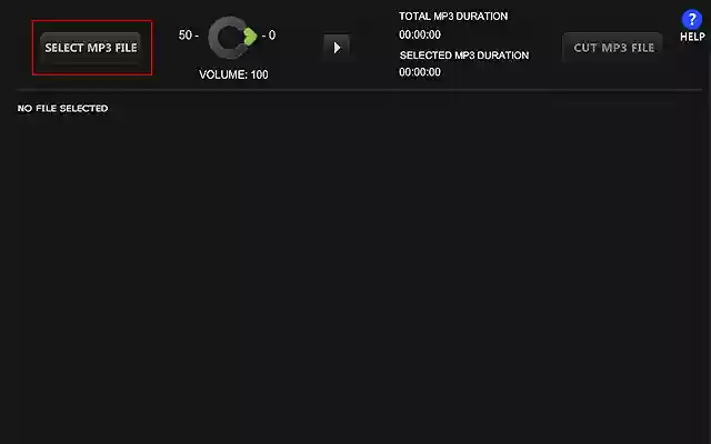 mp3 cutter  from Chrome web store to be run with OffiDocs Chromium online