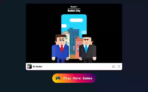 Mr Bullet Game Master physics puzzles with strategic shooting!  from Chrome web store to be run with OffiDocs Chromium online