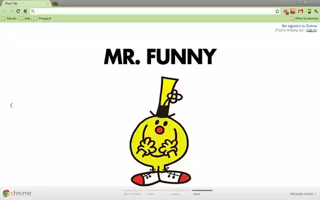 Mr. Funny  from Chrome web store to be run with OffiDocs Chromium online