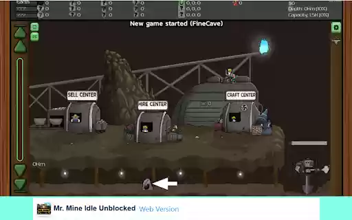 Mr. Mine Idle Unblocked  from Chrome web store to be run with OffiDocs Chromium online