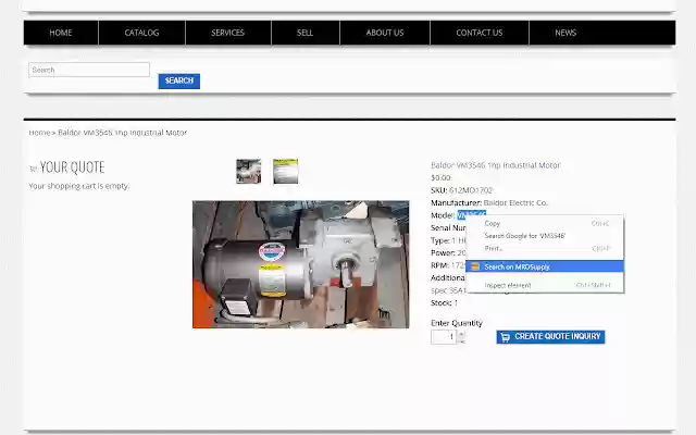 MROSupply Search  from Chrome web store to be run with OffiDocs Chromium online