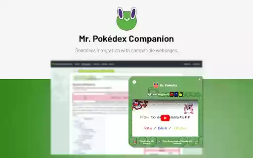 Mr. Pokédex Companion from Chrome web store to be run with OffiDocs Chromium online Mr. Pokédex Companion from Chrome web store to be run with OffiDocs Chromium online