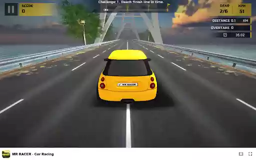 MR RACER Car Racing Dodge traffic and tackle driving challenges! from Chrome web store to be run with OffiDocs Chromium online MR RACER Car Racing Dodge traffic and tackle driving challenges! from Chrome web store to be run with OffiDocs Chromium online