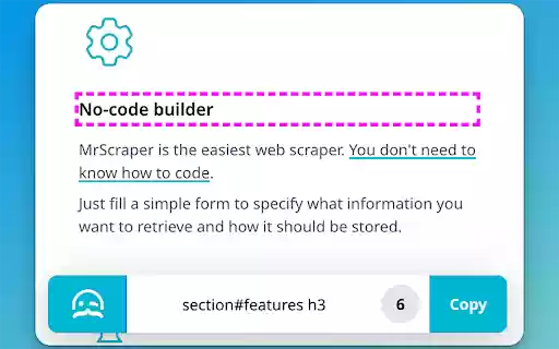 MrScraper  from Chrome web store to be run with OffiDocs Chromium online