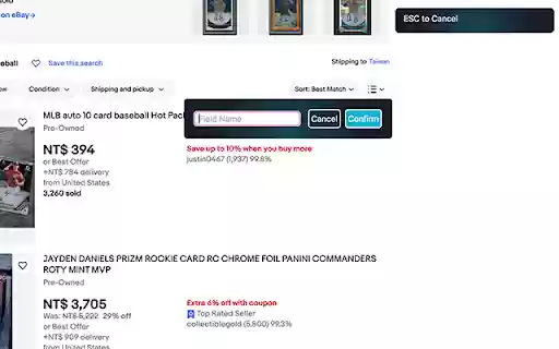 MrScraper Element Selector  from Chrome web store to be run with OffiDocs Chromium online