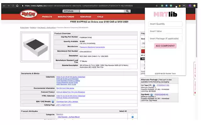 MRTlib  from Chrome web store to be run with OffiDocs Chromium online