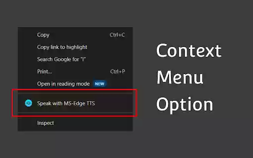 MS Edge TTS (Text to Speech)  from Chrome web store to be run with OffiDocs Chromium online