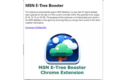 MSN E Tree Booster  from Chrome web store to be run with OffiDocs Chromium online
