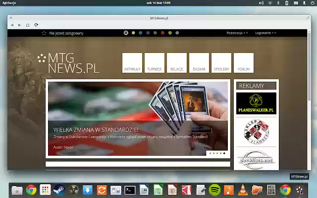 MTGNews.pl from Chrome web store to be run with OffiDocs Chromium online MTGNews.pl from Chrome web store to be run with OffiDocs Chromium online