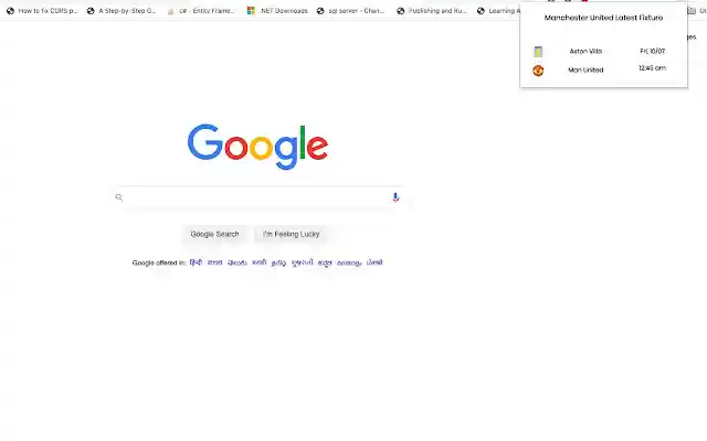 MUFC Latest Fixture  from Chrome web store to be run with OffiDocs Chromium online
