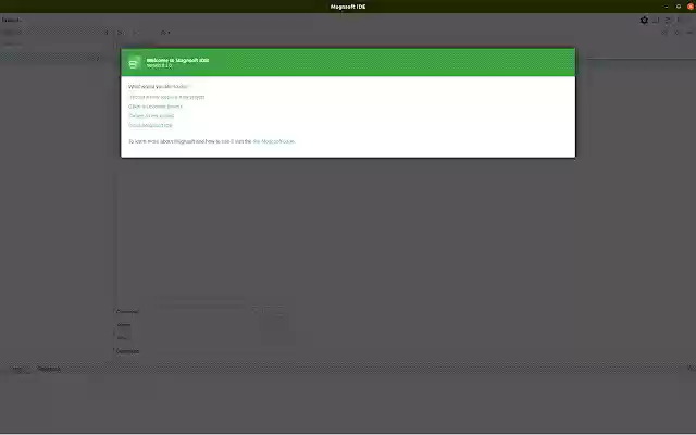 Mugnsoft IDE  from Chrome web store to be run with OffiDocs Chromium online