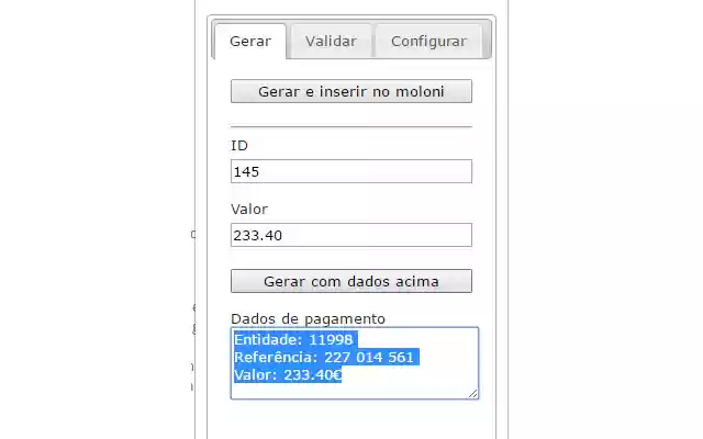 Multibanco With Moloni (IfthenPay Gateway) from Chrome web store to be run with OffiDocs Chromium online Multibanco With Moloni (IfthenPay Gateway) from Chrome web store to be run with OffiDocs Chromium online
