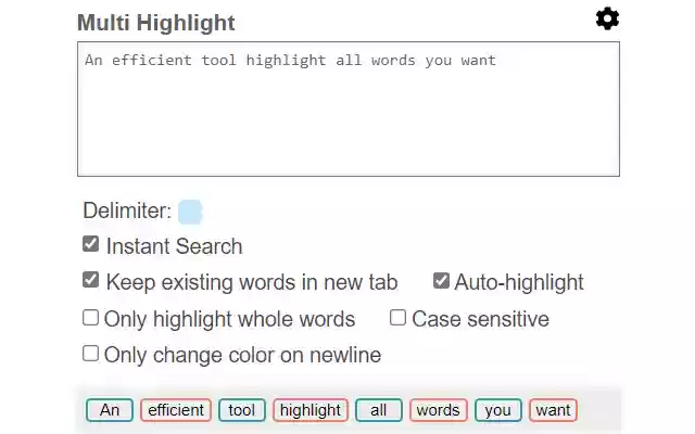 Multi Highlight from Chrome web store to be run with OffiDocs Chromium online Multi Highlight from Chrome web store to be run with OffiDocs Chromium online