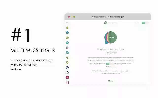 Multi Messenger for WhatsApp  from Chrome web store to be run with OffiDocs Chromium online