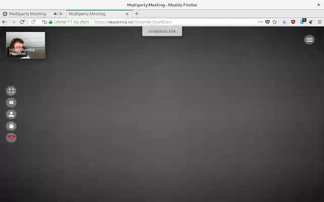 Multiparty Meeting Screen Sharing  from Chrome web store to be run with OffiDocs Chromium online