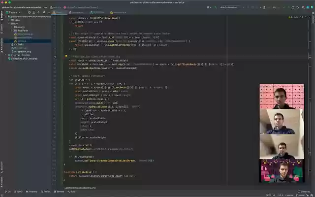 MultiPiP for Google Meet  from Chrome web store to be run with OffiDocs Chromium online