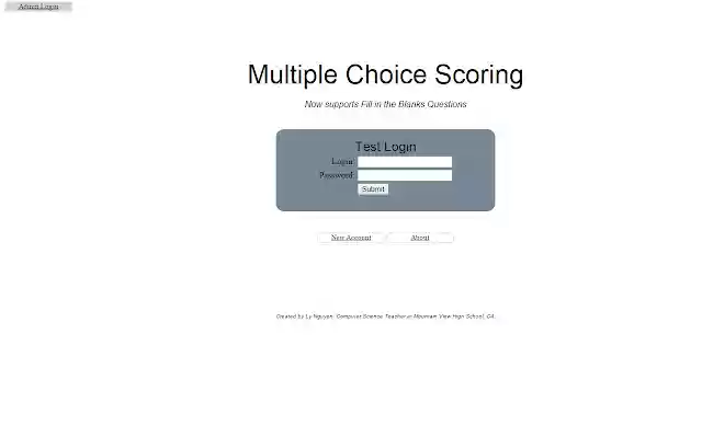 Multiple Choice Scoring  from Chrome web store to be run with OffiDocs Chromium online