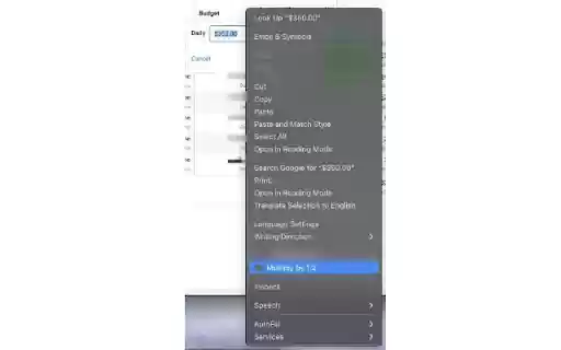 Multiplier Extension  from Chrome web store to be run with OffiDocs Chromium online
