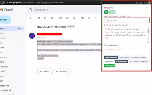 Mulu AI from Chrome web store to be run with OffiDocs Chromium online Mulu AI from Chrome web store to be run with OffiDocs Chromium online
