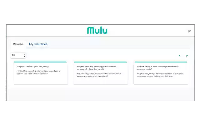 MuluSales  from Chrome web store to be run with OffiDocs Chromium online