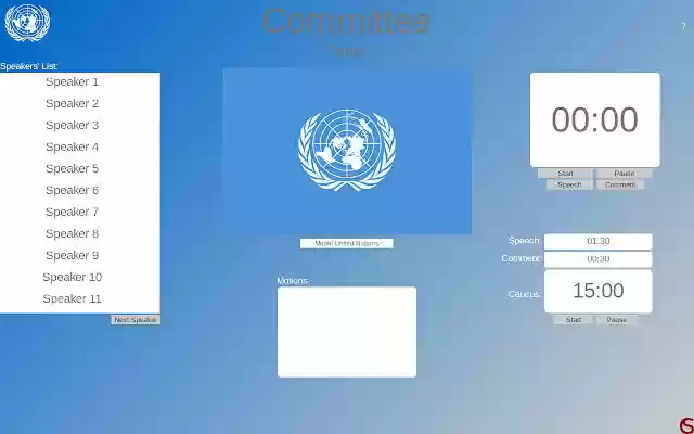 MUN Program  from Chrome web store to be run with OffiDocs Chromium online