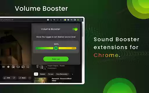 Music Enhancer Volume Booster  from Chrome web store to be run with OffiDocs Chromium online