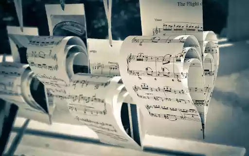 Music of the heart  from Chrome web store to be run with OffiDocs Chromium online