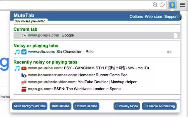 MuteTab B E T A from Chrome web store to be run with OffiDocs Chromium online MuteTab B E T A from Chrome web store to be run with OffiDocs Chromium online